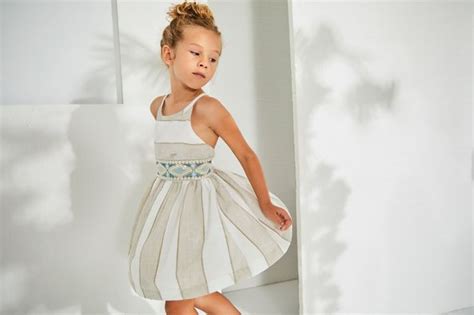 Vestido Rayas Con Apliques Nekenia Travesuras Moda Infantil