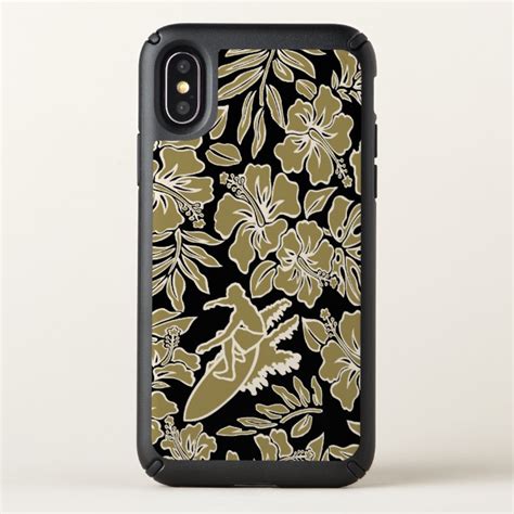 Save 20 Off Surf Pareau Hawaiian Hibiscus Surfing Khaki Speck Iphone X Case Case Plus