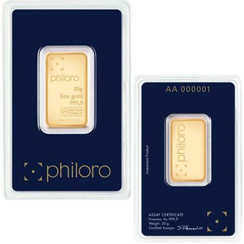 Goldbarren G Philoro Gold