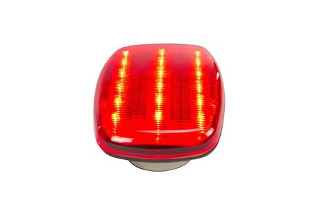 Larson Electronics Led Red Strobe Light 18 Leds Battery Powered Dual Magnetic Base