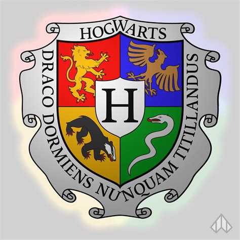 Coat of Arms of Hogwarts by Nelde on DeviantArt