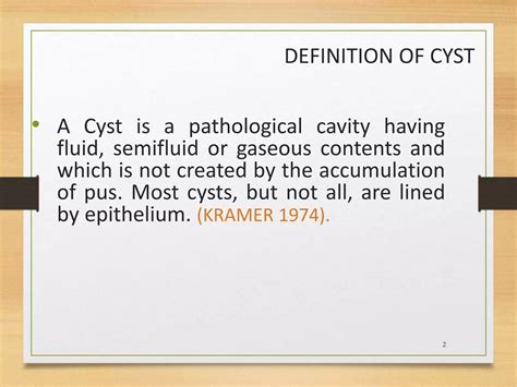 Cysts Of Oral Cavity Ppt