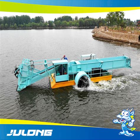 Lake River Weed Harvester For Sale Aquatic Plant Harvester Automatic