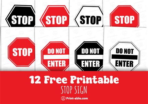 stop sign | Print-able.com