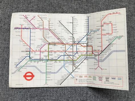 London Transport Underground Tube Map Diagram Of Lines