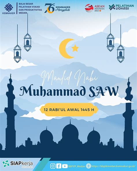 Maulid Nabi Muhammad SAW 12 Rabiul Awal 1445 H BBPVP MEDAN