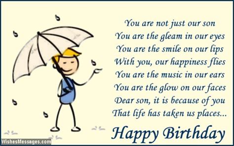 My Son'S 21st Birthday Poem - Happy Birthday Card