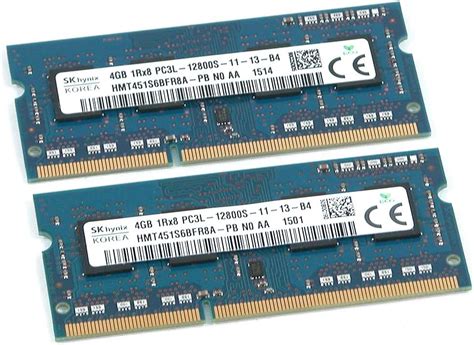 Amazon.co.jp: SK Hynix HMT451S6BFR8A 8GB (2x4GB) 1Rx8 DDR3 SO-DIMM PC3 ...