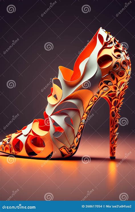 High Heel Shoes On A Black Background Stock Illustration Illustration Of Leather Elegance