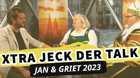 JAN GRIET 2023 XTRA JECK DER TALK YouTube