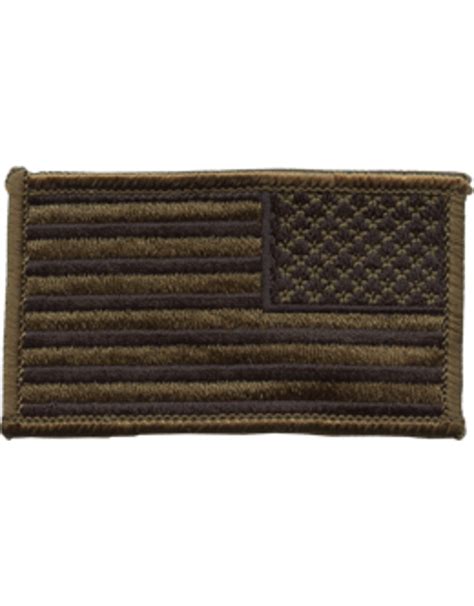 Reverse Us Flag Patch Sub Od Sew On Style Military Outlet