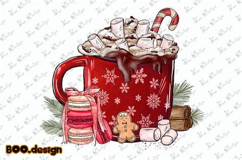 Christmas Hot Cocoa Graphics By Boodesign TheHungryJPEG