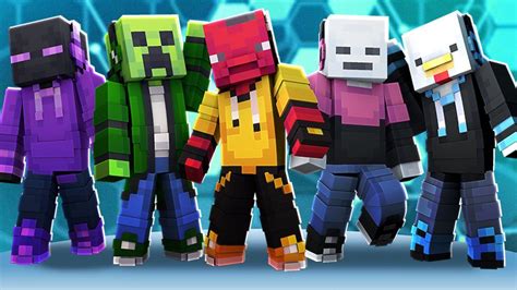 Gaming Mob Skins By The Lucky Petals Minecraft Skin Pack Minecraft