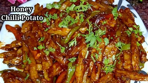 Honey Chilli Potato हनी चिली पोटैटो कम समय में बनने वाला टेस्टी रेसिपी Youtube