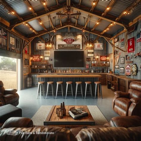 Top Pole Barn Man Cave Ideas For Your Ultimate Retreat