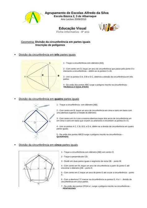 PDF divisão da circunferência 8º ano DOKUMEN TIPS