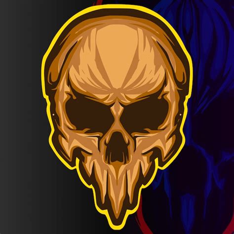 Premium Vector Skull Illustration Mascot Art