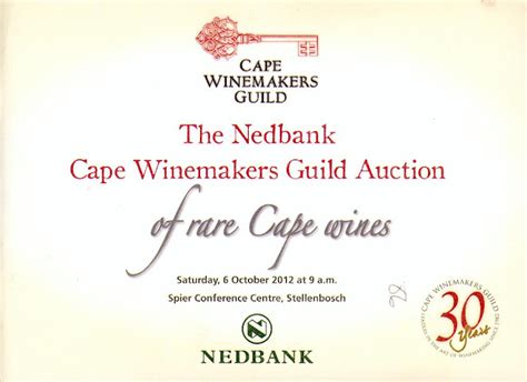 The Nedbank Cape Winemakers Guild Auction Showcase In Cape Town