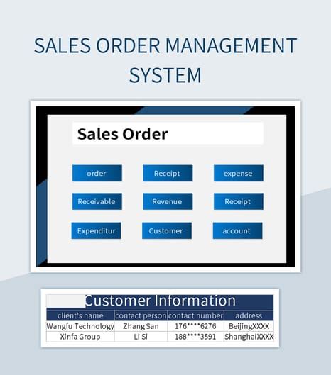 Free Order Management Templates For Google Sheets And Microsoft Excel - Slidesdocs