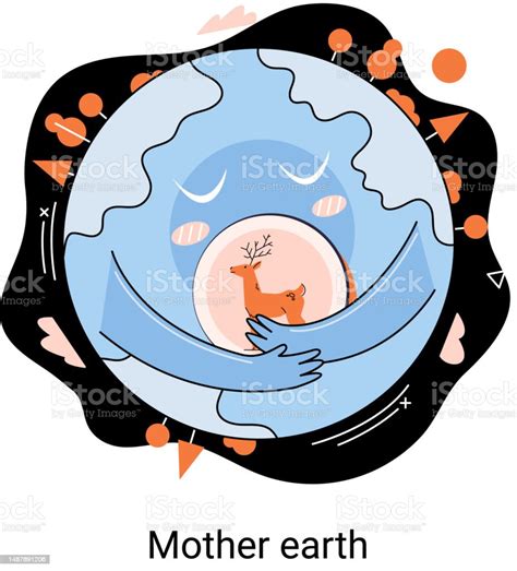 International Mother Earth Day Metaphor Universal Symbolic Holiday Of Love And Care For Our