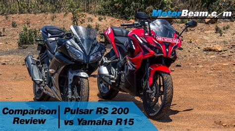 Pulsar Rs 200 Vs Yamaha R15 Comparison Review Motorbeam Youtube