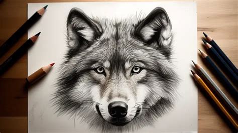 How To Draw A Realistic Wolf Face