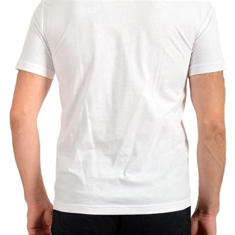 Emporio Armani Shirts Emporio Armani Ea7 Mens White Short Sleeve