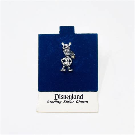 1980s Vintage Donald Duck Disneyland Sterling Silver Jewelry Charm