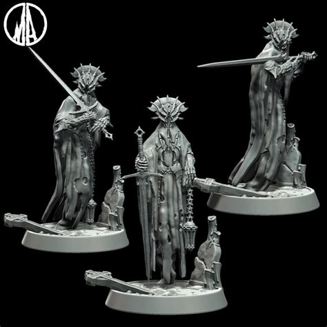 3d Printable Restless Shadow Lost Souls 3 Poses By Monolith Arts