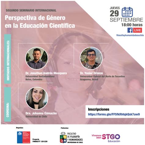 Segundo Seminario Internacional Perspectiva De Género En La Educación Científica Facultad De