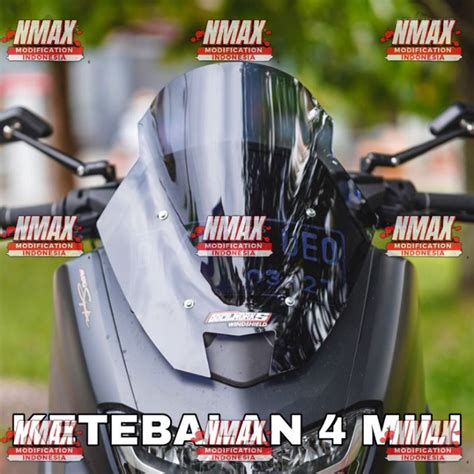 Jual Viral Windshield Tdr Sirip Mili Nmax New Nmax Old Model Tdr V