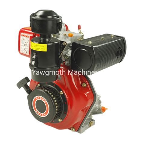 170f 5hp Single Cylinder Recoil Start Air Cooled 3kw Diesel Engine