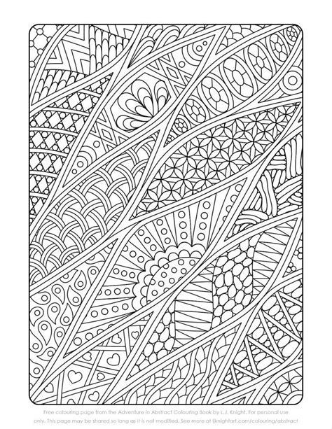 Free Printable Abstract Colouring Page Abstract Coloring Pages Free