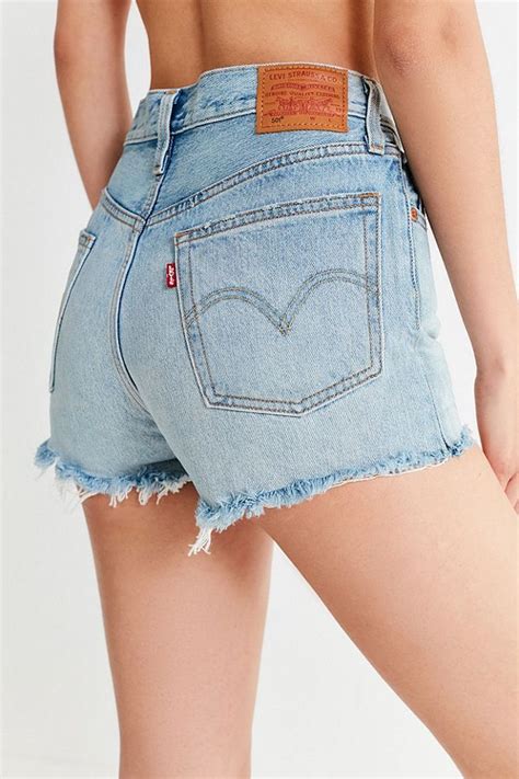 Levi’s 501 Mid Rise Denim Short Guiding Light Mid Rise Denim Mid Rise Denim Shorts Levi