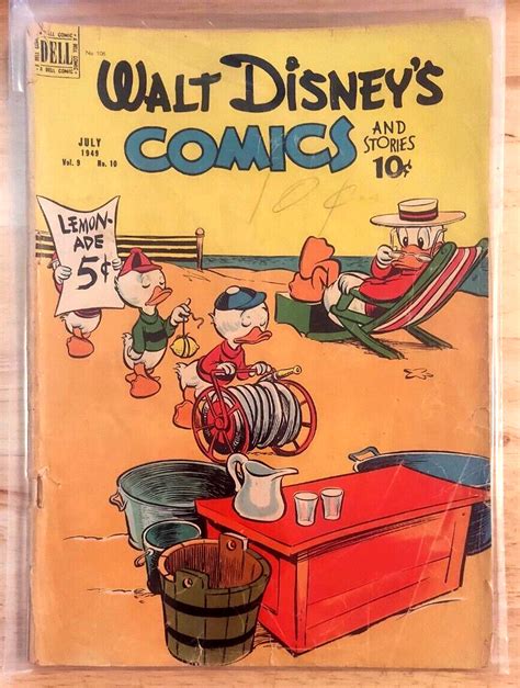 Walt Disney Comics 10 July 1949 Donald Duck Carl Barks For Sale