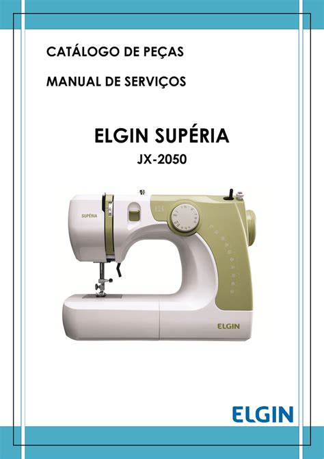 Manual Maquina De Costura Elgin Superia