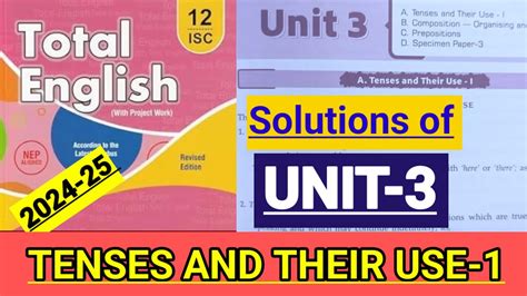 Isc Xii Total English Solution Solved Assignments Of Unit