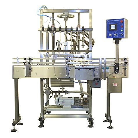 Inline Filling Systems FOFNT36 Auto Overflow Filler Small Bottles