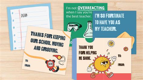 19 Free Printable Teacher Thank-You Cards