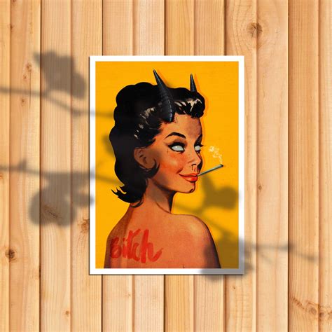 I M Charismatic Vintage Collage Art Retro Art Art Print Vintage Poster Pin Up Art Pin Up