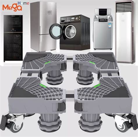 MegaHome Refrigerator Rack Stand Washing Machine Foot Stand With