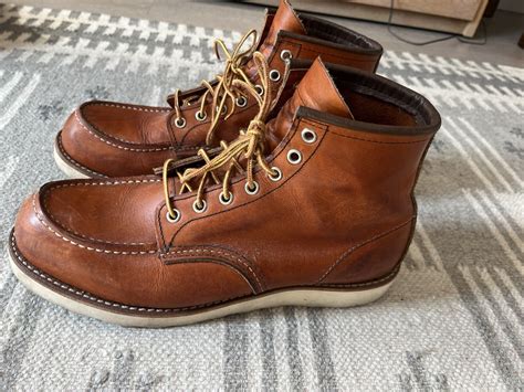 Red Wing Heritage Men S Inch Moc Toe Boot Oro L Gem