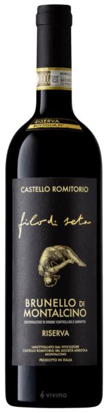 Castello Romitorio Filo Di Seta Brunello Di Montalcino Riserva Vivino