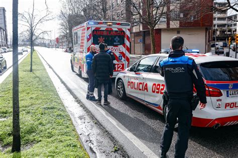 Detienen a un conductor en Gijón ebrio y drogado tras atropellar a un