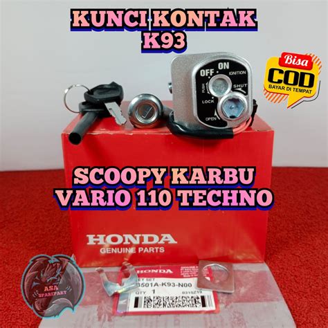 Jual Kunci Kontak Jok Asli Original Honda Ahm K Untuk Motor Vario