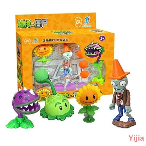 Plants vs Zombies set / Растения против зомби (Set. 4-14см ) - купить с ...