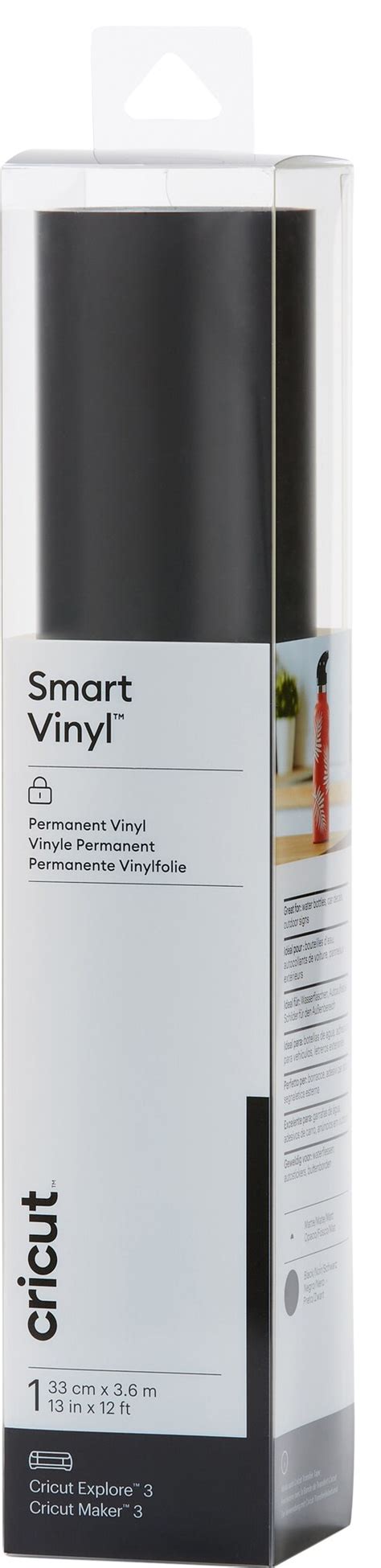 Cricut Smart Vinyl Permanent Ark 33 X 366 Cm Svart Elgiganten