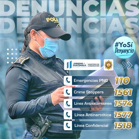 Pnc De Guatemala On Twitter Rt Mingobguate Haz Tu Denuncia El