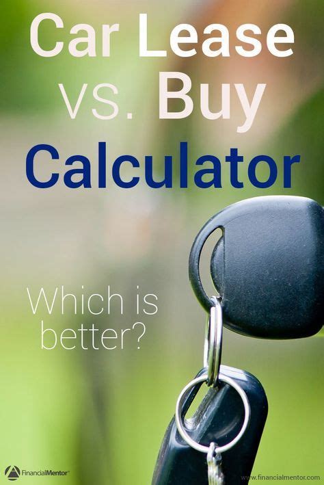 Lease Vs Buy Car Calculator Car Buying Car Purchase Lease Vs Buy Car