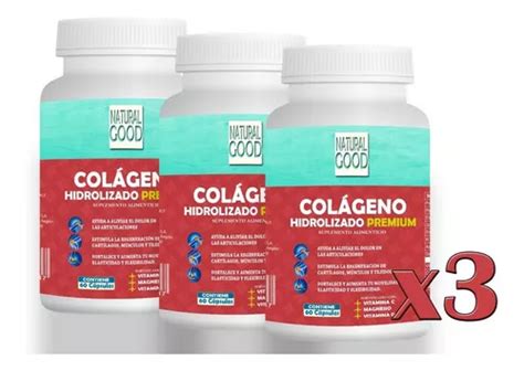 Col Geno Hidrolizado Premium C Psulas Natural Good Sabor Neutro